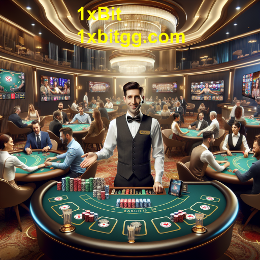 A Experiência Imersiva do Dealer ao Vivo no 1xBit